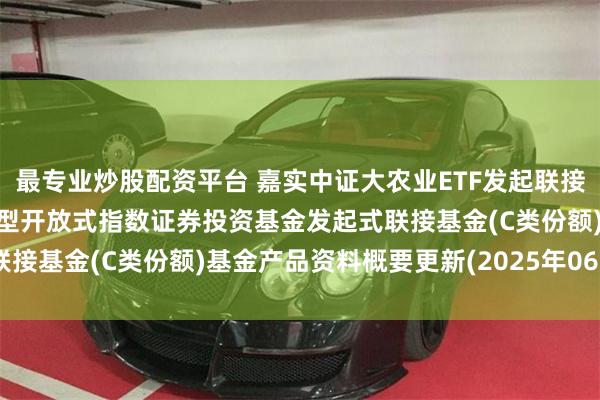 最专业炒股配资平台 嘉实中证大农业ETF发起联接C: 嘉实中证大农业交易型开放式指数证券投资基金发起式联接基金(C类份额)基金产品资料概要更新(2025年06月11日)